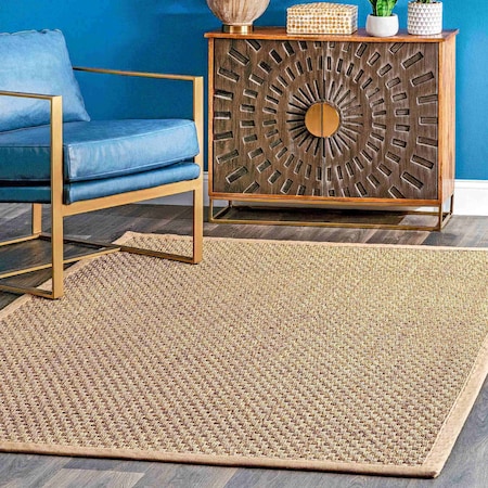 Nuloom Hesse Checker Weave Seagrass Indoor/Outdoor Area Rug 3ft x 5ft HJSG01A-305